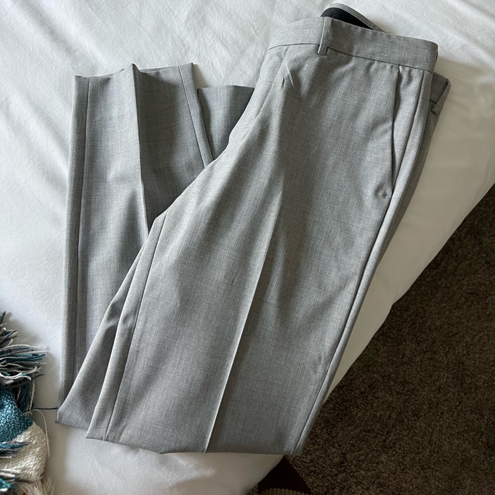 Men's Gray Dress Pants - Minimally Worn
